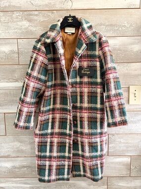 Tweed Trench Coat